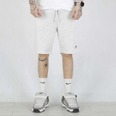 Krótkie spodenki Alpha Industries Basic Small Logo II 156367 szare