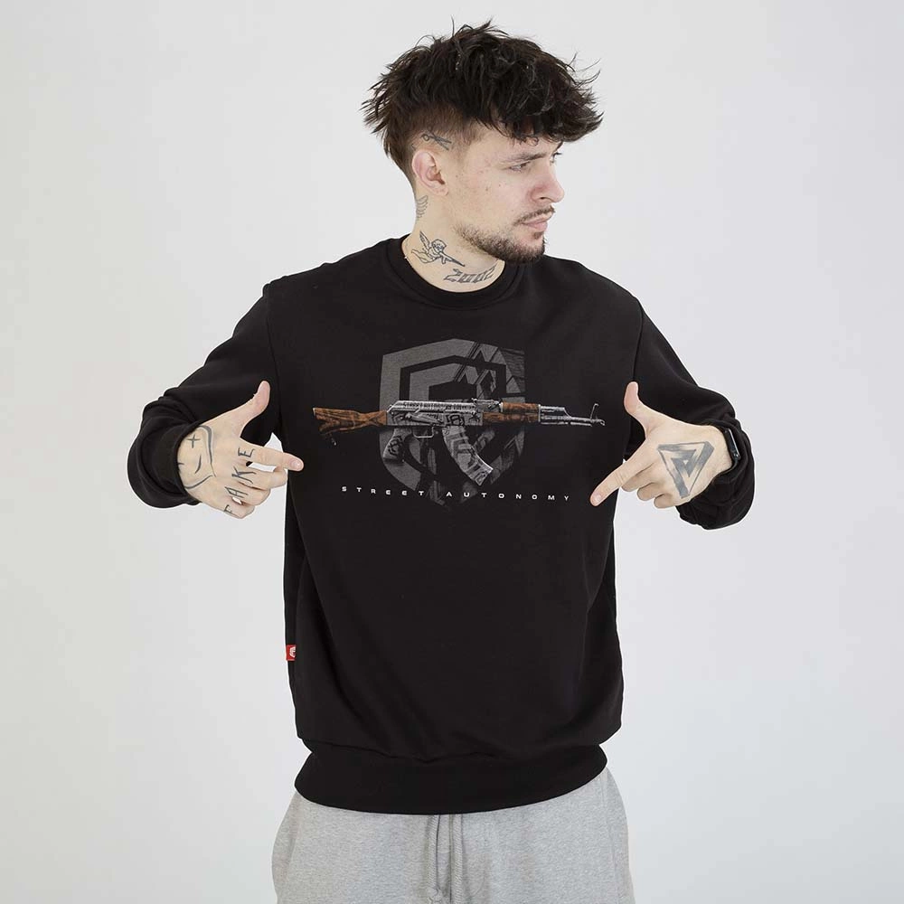 Bluza Street Autonomy Crewneck AK czarna