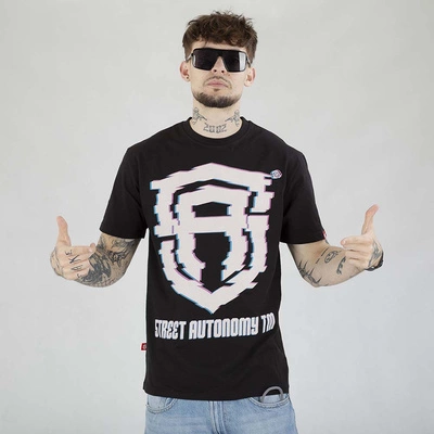 Koszulka Street Autonomy Fala czarna