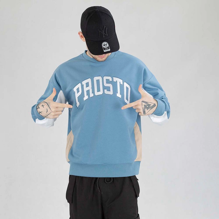 Bluza Prosto Crewneck Splork niebieska