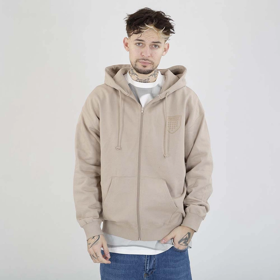Bluza Prosto Hoodie Shield beżowa