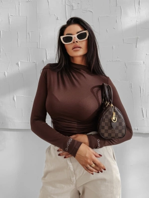 Bluzka Olavoga Nerelia brązowy