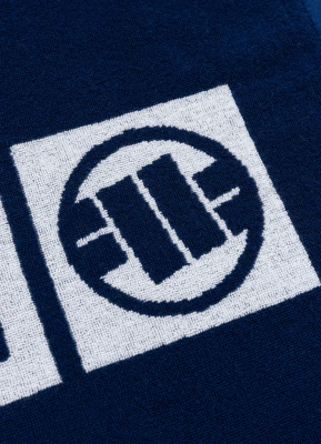 Ręcznik Kąpielowy Pit Bull Gym Hilltop biało granatowy