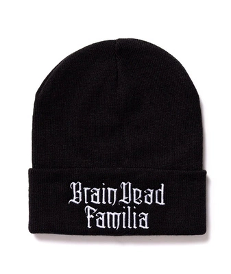 Czapka Zimowa Brain Dead Familia Gothic czarna