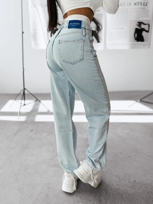 Spodnie Damskie Olavoga Viery jasne niebieskie