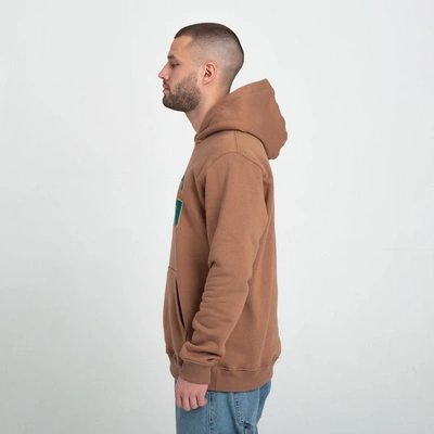 Bluza z kapturem Smoke Story New College Brązowa