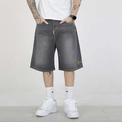 Spodenki Krótkie Stoprocent Baggy Classic szary jeans