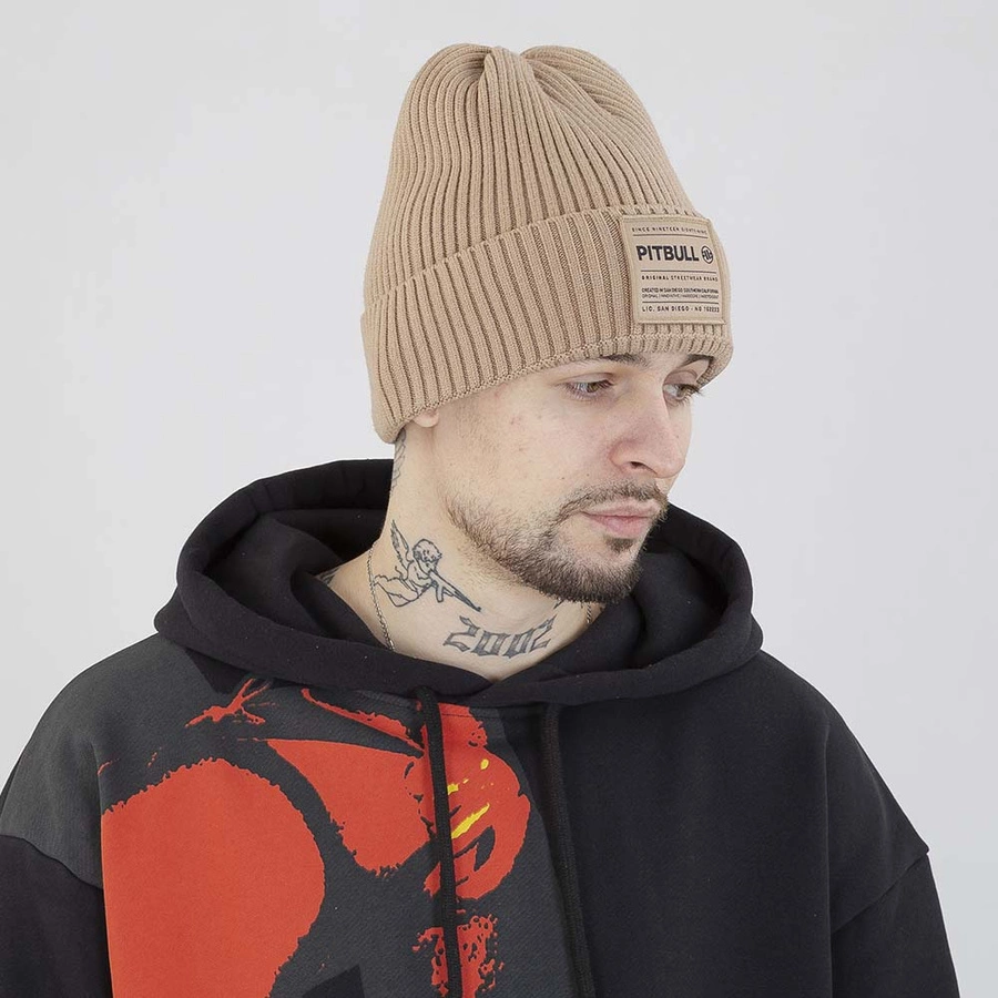 Czapka Pit Bull Dock beżowa