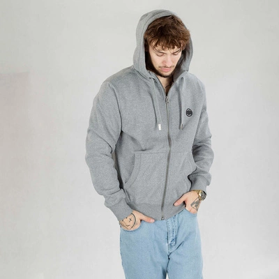 Bluza Pit Bull Hoodie Zip Small Logo ciemno szara