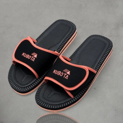 Kubota Klapki Rzep black pink