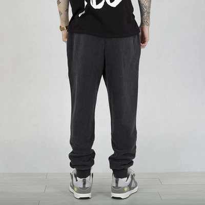 Spodnie dresowe Prosto Darn czarny sprany