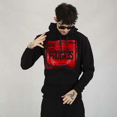 Bluza Hoodie Dudek P56 Progr3s PRDP czarna