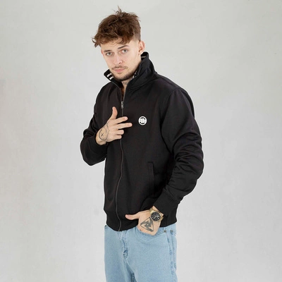 Bluza Pit Bull Crewneck Zip Small Logo Terry Group czarna