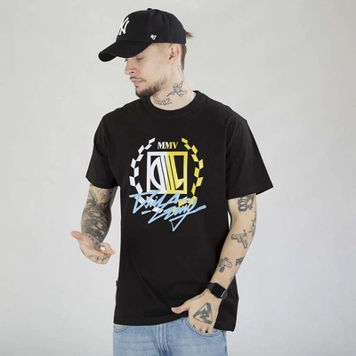 Koszulka Diil Laur Gang czarna błękitna