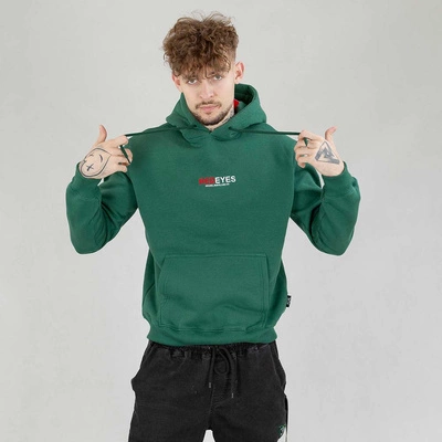 Bluza Hoodie Red Eyes Center zielona