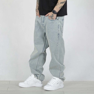 Spodnie Mass Jeans Baggy Fit Slang jasne niebieskie