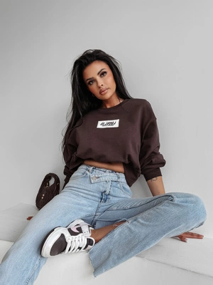 Bluza Olavoga Cinnamon Haze brązowa