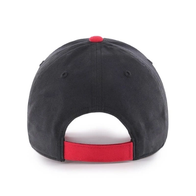 Czapka 47 Brand EPL Liverpool FC Short Stack '47 MVP czarno czerwona EPL-SHSTK04BCV-BKA