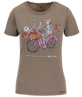 Koszulka Pit Bull Cruisinandboozin ciemna brązowa