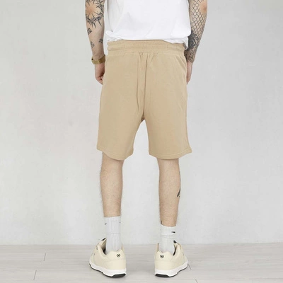 Krótkie spodenki Pit Bull Small Logo beżowe