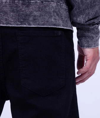 Biuro Ochrony Rapu SKIN Krótkie Spodnie Jeans Czarny