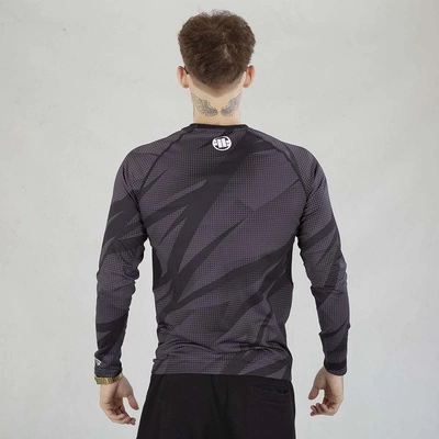 Long Pit Bull Rashguard Dot Camo II szary