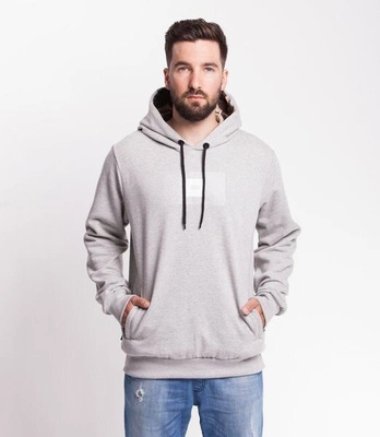 Smoke Story HOOD MORO Bluza z Kapturem jasny Szary