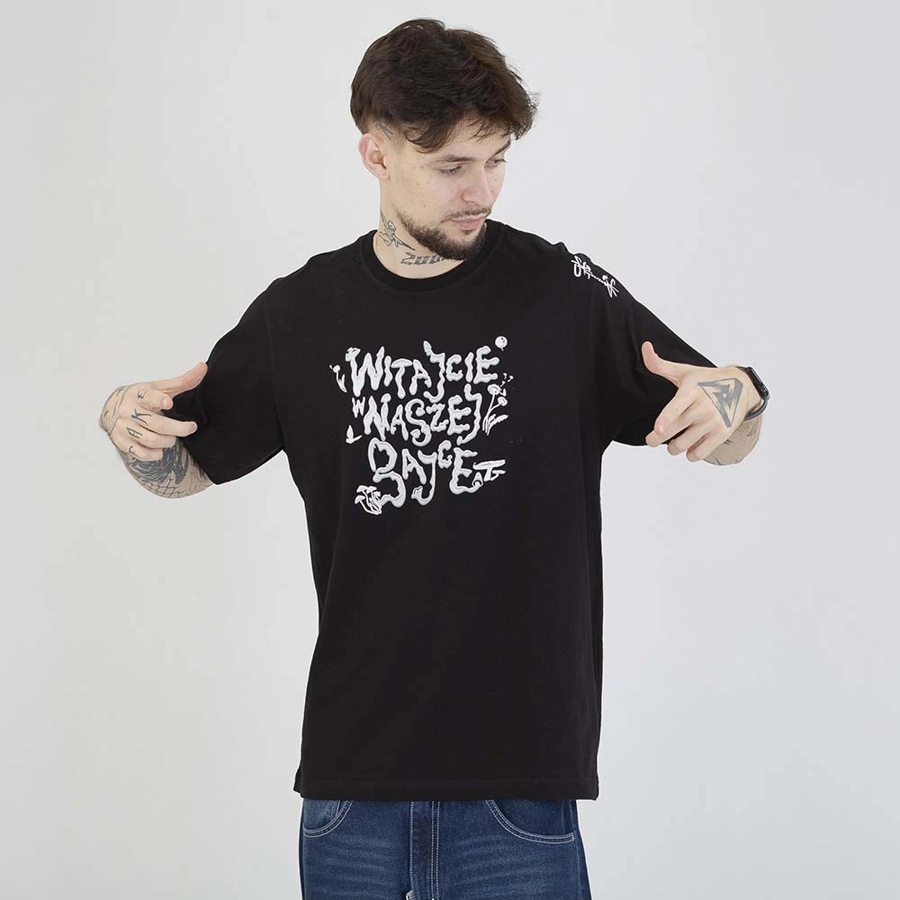 Koszulka Stoprocent Witajcie W Naszej Bajce czarna