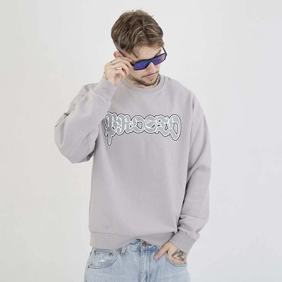 Bluza Prosto Crewneck Graffiti sprana szara