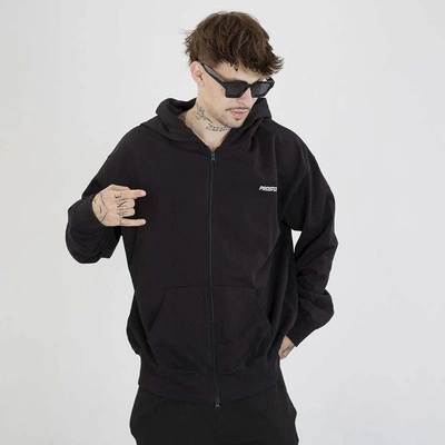 Bluza Prosto Hoodie ZIP Brons czarna