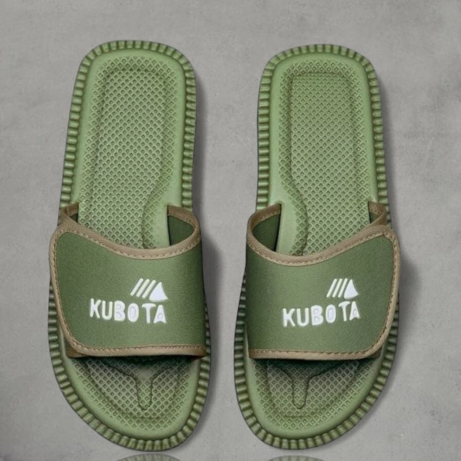 Kubota Klapki Rzep khaki