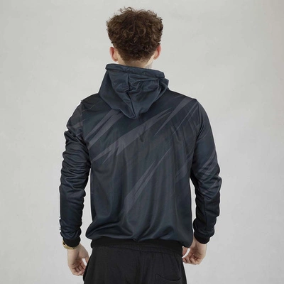 Bluza Hoodie Patriotic Wyszczekany Fullprint czarna