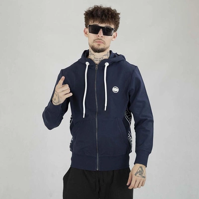 Bluza Pit Bull Hoodie Zip French Terry Reno granatowa