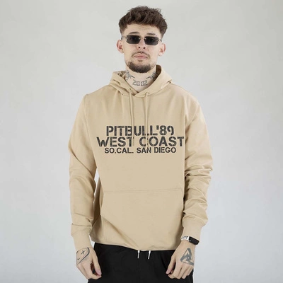 Bluza Pit Bull Hoodie Zip Driving beżowa