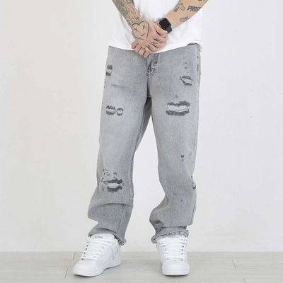 Spodnie Baggy I8 Denim BAG79 szare