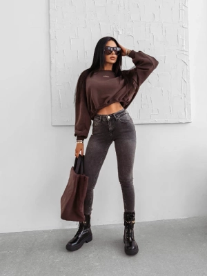 Bluza Olavoga Grav brązowa