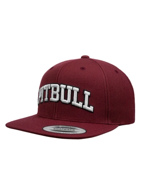 Czapka Pit Bull Snapback PITBULL CLASSIC bordowa