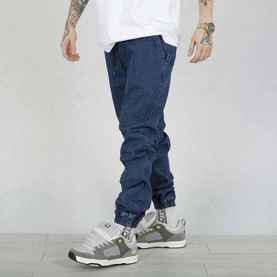 Spodnie Grube Lolo Dymek Back Haft light jeans