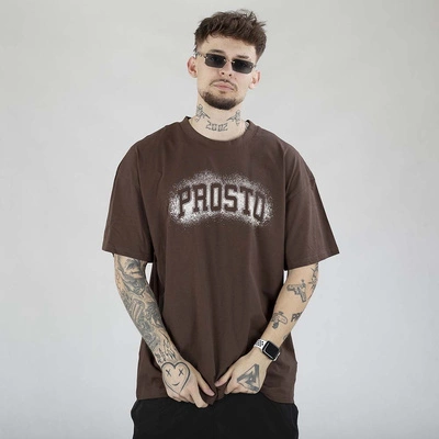 Koszulka Prosto Jung brązowa