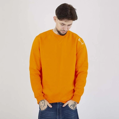 Bluza Stoprocent Crewneck Haftbark Guma pomarańczowa