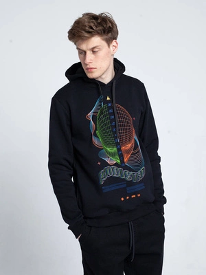 Ganja Mafia ADDICTED Bluza z kapturem Czarny