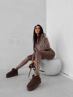 Komplet dresowy Olavoga Velvet Aura beżowy