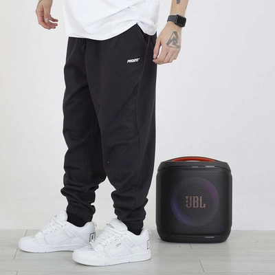 Spodnie dresowe Prosto Infinity czarne