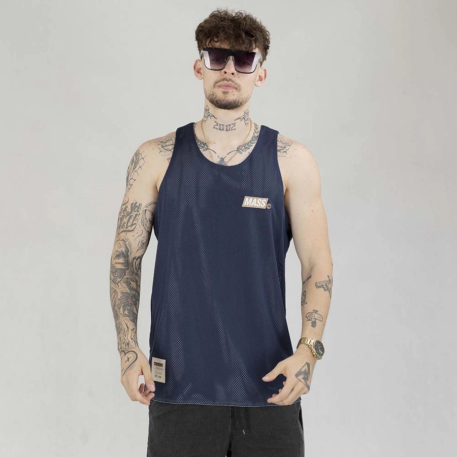 TankTop Mass Rust Reversible Mesh biały