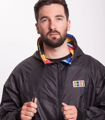 Biuro Ochrony Rapu COLORS Kurtka Zip Czarny
