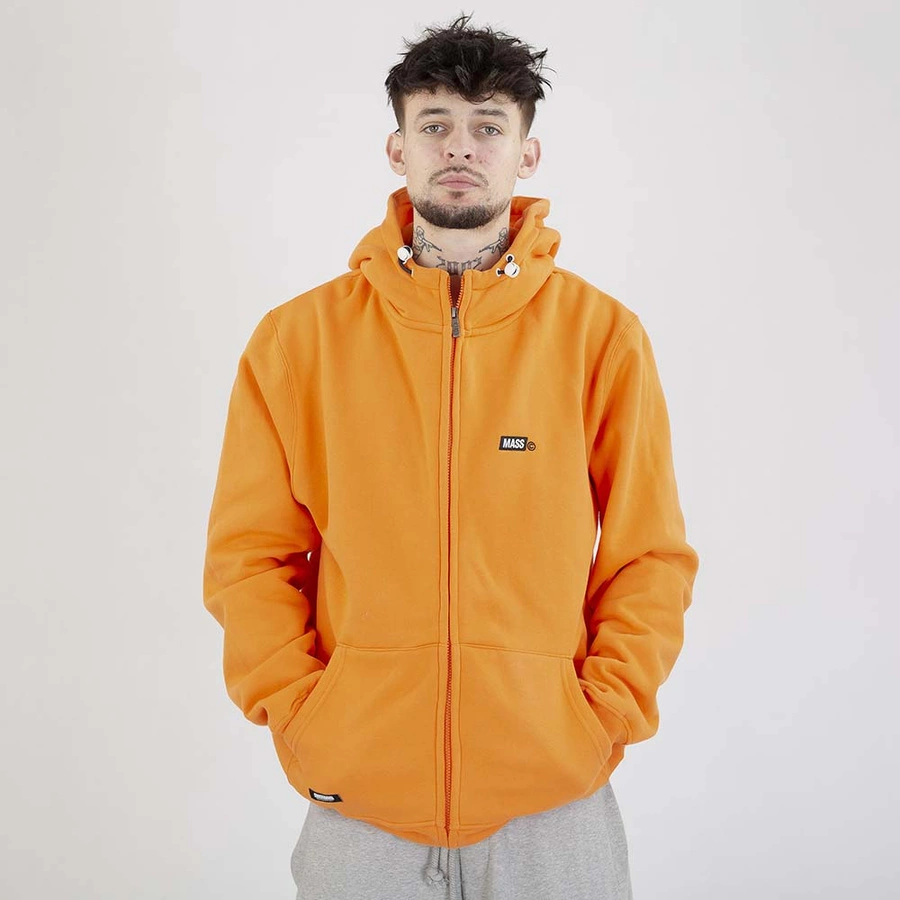 Bluza Hoodie Mass ZIP Mini Box pomarańczowa