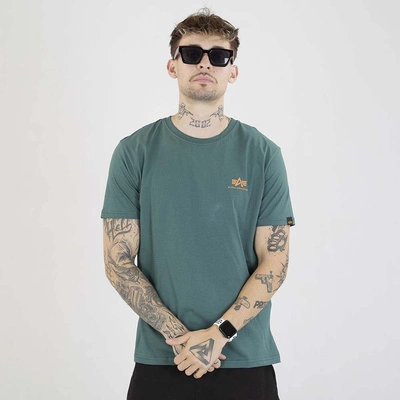 Koszulka Alpha Industries Back Paint 128507 zielony