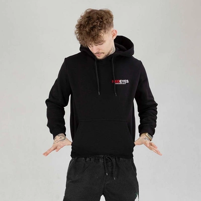 Bluza Hoodie Red Eyes King czarno biała