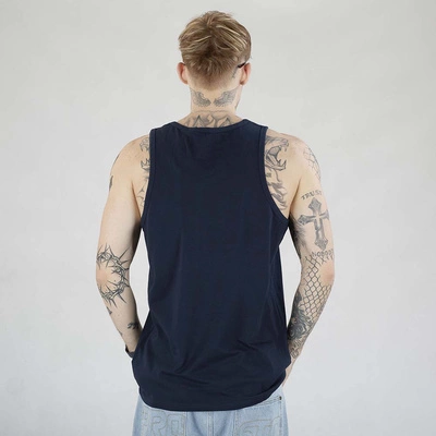 Tank top Pit Bull Slim Fit Small Logo ciemny granatowy