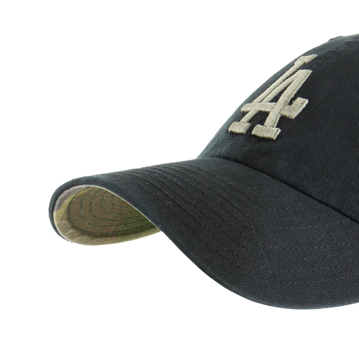 Czapka 47 Brand MLB Los Angeles Dodgers Ballpark Camo 47 CLEAN UP B-BPCAM12GWS-BK